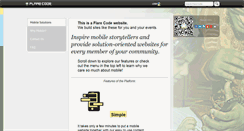 Desktop Screenshot of flarecode.com